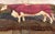 Brick Red Antique French Needlepoint Shorthorn Ox Tapestry Pillow - 02'09 X 01'09 For Sale - Image 8 of 10