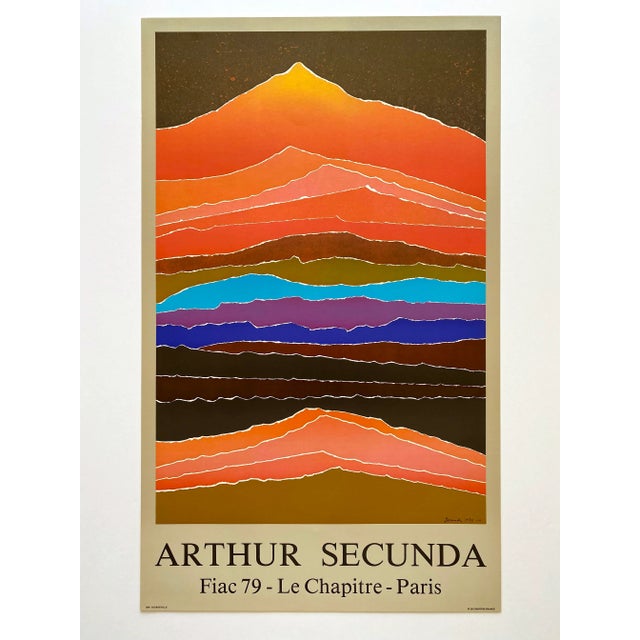 Arthur Secunda Vintage 1979 Mid Century Modern Lithograph