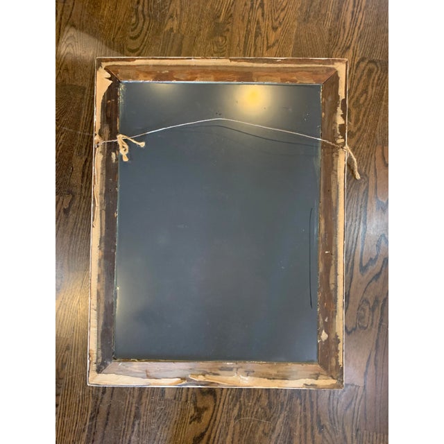 French Antique French Frame With Antique Mirror For Sale - Image 3 of 3