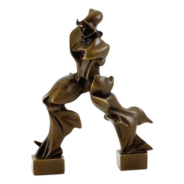 Bronze Sculpture in the style of Umberto Boccioni For Sale