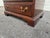 Pair of Vintage Henkel Harris Chippendale Style Black Cherry 4 Drawer Nightstands or Chests. For Sale - Image 17 of 18