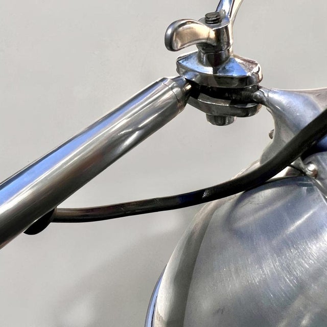 Metal Bauhaus Floor Lamp by Paul Rime, 1940s For Sale - Image 7 of 9