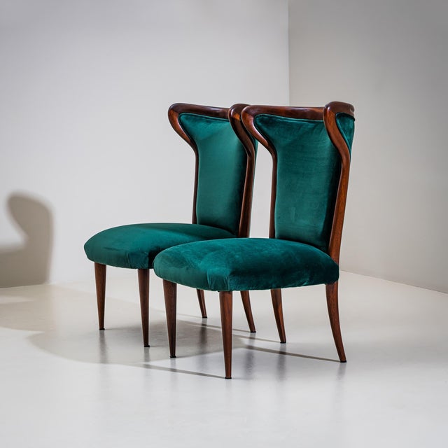 Pair of Lounge Chairs, Italy, 1950s For Sale - Image 16 of 18