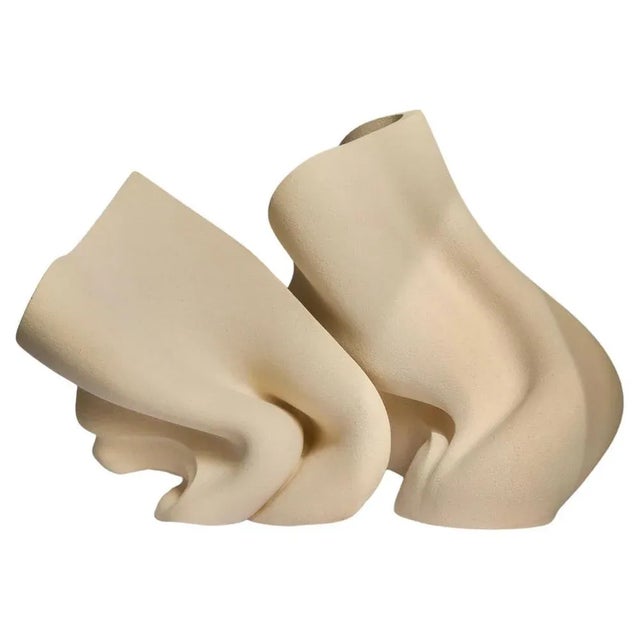 Ceramic the Wind of Change Sculpture in Stoneware Clay by Aleksandra Krasnopolska For Sale - Image 10 of 10