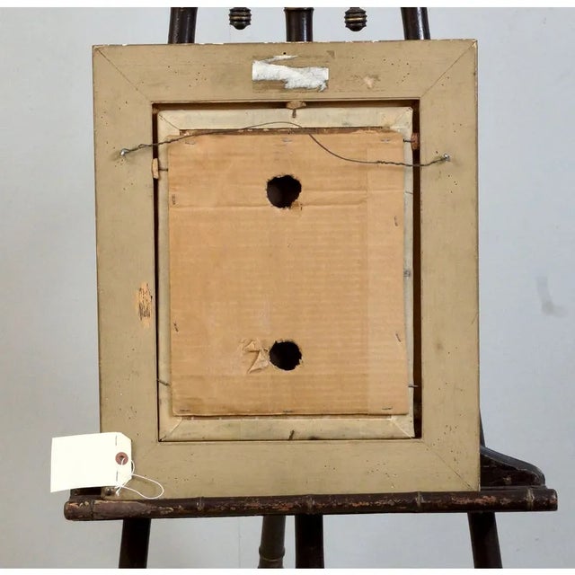 Textile 19th Century "Enjoying Winter" by Charles v. Brown Oil on Canvas For Sale - Image 7 of 8