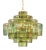 The distinctive green hues of the recycled wine bottles used to make the Sommelier Chandelier bring this fixture its...