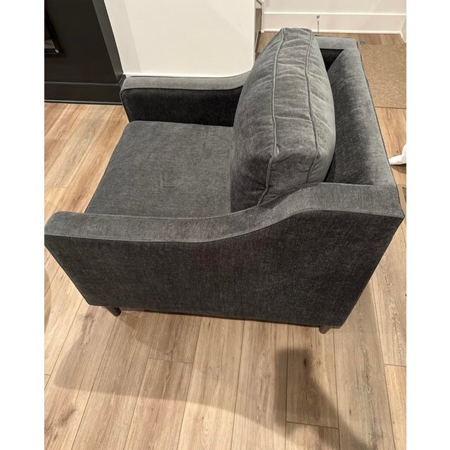 Modern West Elm Arm Chair For Sale - Image 3 of 4