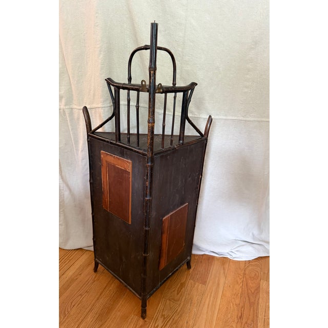 19th Century English Bamboo Corner Etarge For Sale - Image 9 of 13