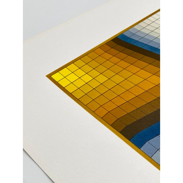 Victor Vasarely, Esthaynal, 1986, Print, Framed For Sale - Image 9 of 10