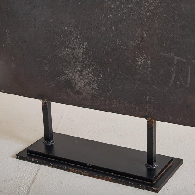 1980s French Cast Iron Sculpture with Figural Motifs by René Coutelle For Sale - Image 14 of 18