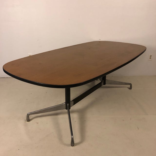 Herman Miller Aluminum Group Conference Table by Charles Eames Chairish