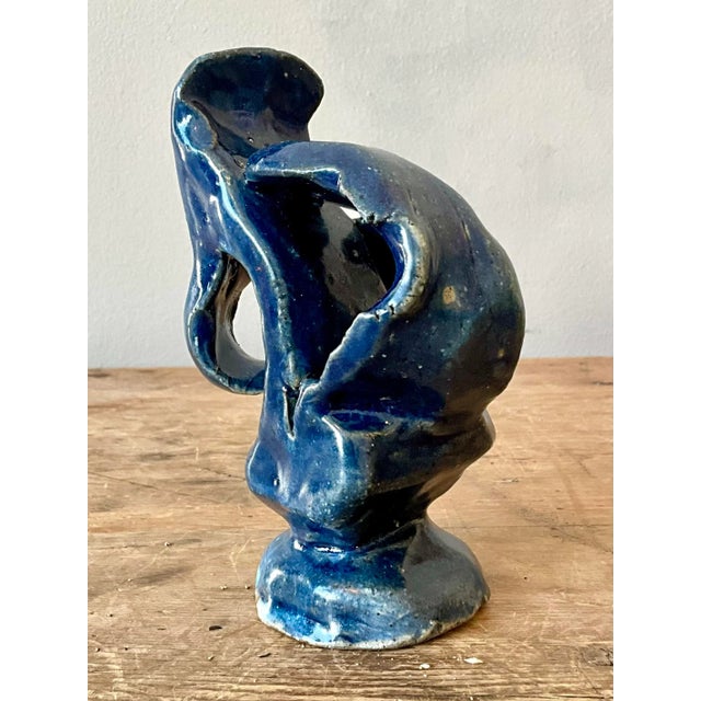 Mid-Century Modern Vintage Boho Abstract Studio Pottery Sculpture For Sale - Image 3 of 9