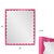 Kenneth Ludwig Chicago Scalloped Pink Rectangle Mirror For Sale - Image 4 of 6