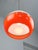 Italian Space Age Orange Acrylic Glass and Brass Pendant Lamp, 1970s For Sale - Image 18 of 18