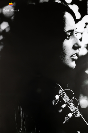 Apple Joan Baez Poster