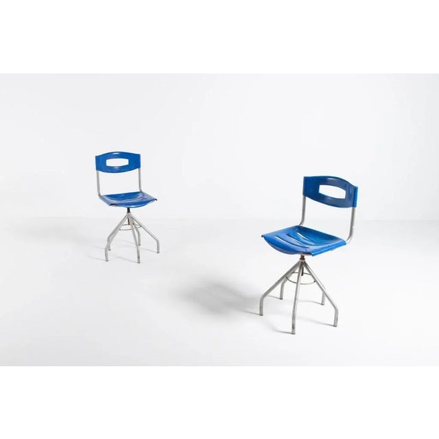 Vintage Industrial Stool For Sale - Image 15 of 16