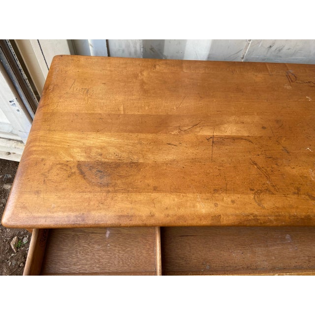 Heywood-Wakefield 1940s Virginia House Desk Needs Restoration For Sale - Image 4 of 12