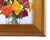 Impressionist colorful bouquet of roses oil painting on an artist's panel. Illegible signature lower right corner and...