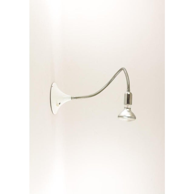 Silver Adjustable Table Lamp by Gepo, 1970s For Sale - Image 8 of 11