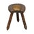Brutalist Spanish Tripod Wooden Milk Stool For Sale - Image 9 of 15
