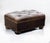 Foot Stool in Brown Leather For Sale - Image 6 of 14