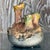 Vintage Organic Modern Sculptural Three-Spout Pottery Vase For Sale - Image 16 of 16