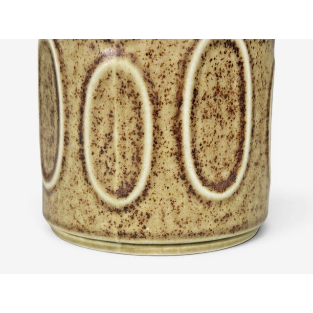 1960s Desiree Stentöj, Table Lamp, Brown Stoneware For Sale In New York - Image 6 of 9