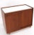 Mid 20th Century Teak Danish Modern Petit Serving Bar Liquor Cabinet on Wheels For Sale - Image 6 of 13
