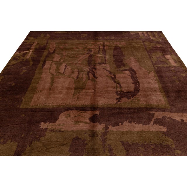 Modern Tibetan Rug is an exceptional example of contemporary artistry meeting traditional hand-knotting techniques....