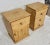 Vintage Pair of Custom Made Pine Nightstands From England. This pair of vintage nightstands was in a village near...