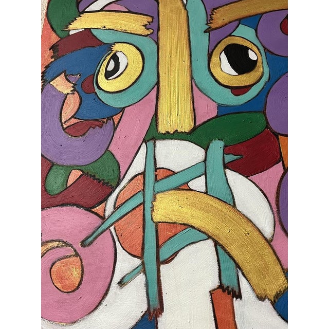 ArpVerdeacqua, My Colorful Thoughts, Acrylic on Canvas For Sale - Image 6 of 6