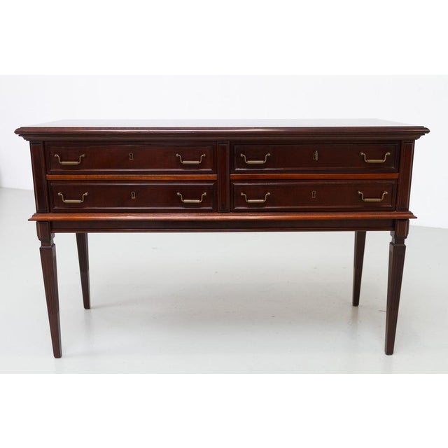 Wood Danish Hepplewhite Mahogany Console Table from Farre Møbelfabrik, 1970s For Sale - Image 7 of 18