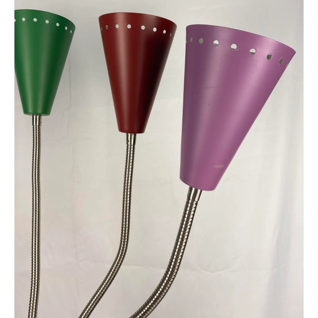 Lights Stilnovo Style Mid-Century 5 Arm Floor Lamp For Sale - Image 7 of 12