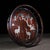 Chinese Zitan Wood Round Tray Inlaid With Mother-of-Pearl For Sale - Image 3 of 10