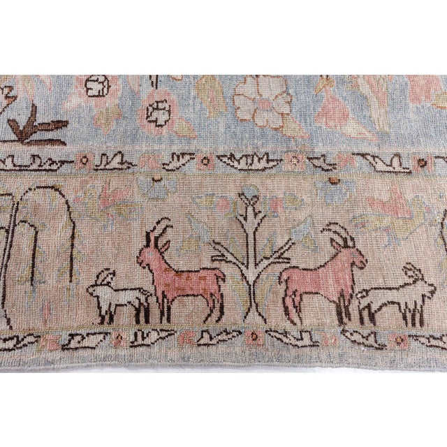 Antique Persian Tabriz Rug For Sale - Image 10 of 10