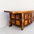 1960s 1960s Old Growth Redwood Live Edge Desk With Hammered Copper Detailing For Sale - Image 5 of 12