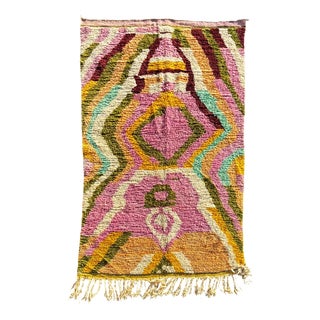 Vintage Berber Moroccan Rug, 1990 For Sale