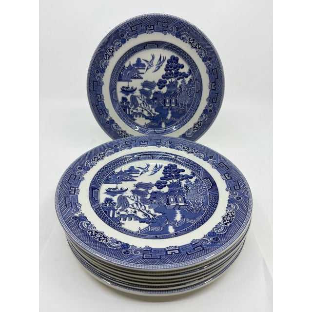 A set of 8 Johnson Brothers made in England dessert or appetizer plates. 7.75" plates. Earthenware Dishwasher safe Marked...