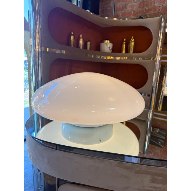 Glass "Magnolia" Opaline Lamp by Sergio Mazza for Quattrifoglio, 1970s For Sale - Image 7 of 8