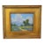 M. Graison, California Landscape "Lavender Fields" Painting Including the Antiqued Gold Wood Frame For Sale