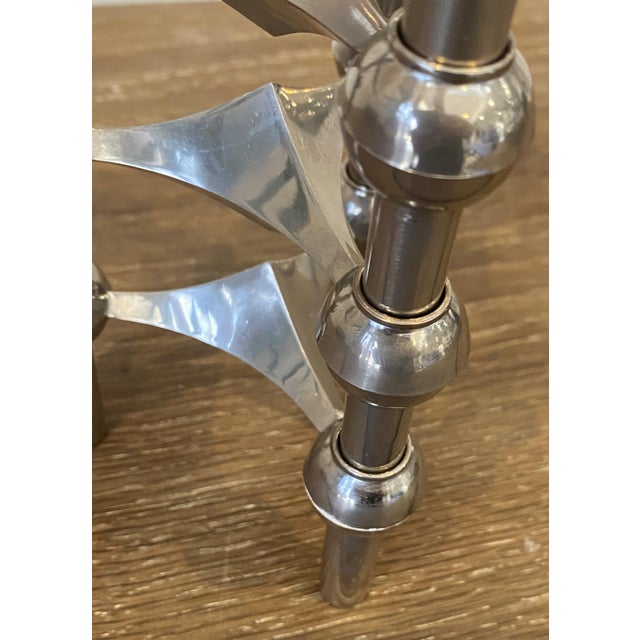 Metal Vintage Modular S22 Candleholders, 1970, Set of 4 For Sale - Image 7 of 18