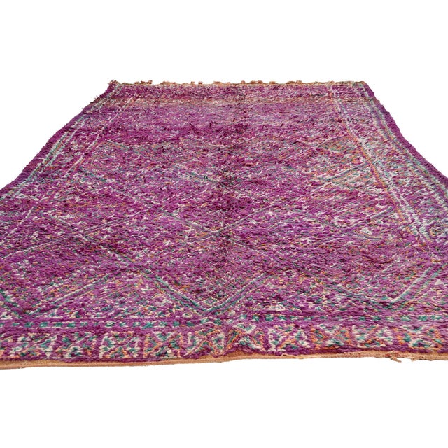 Tribal Vintage Beni M'Guild Moroccan Rug, 06'02 X 11'11 For Sale - Image 3 of 10