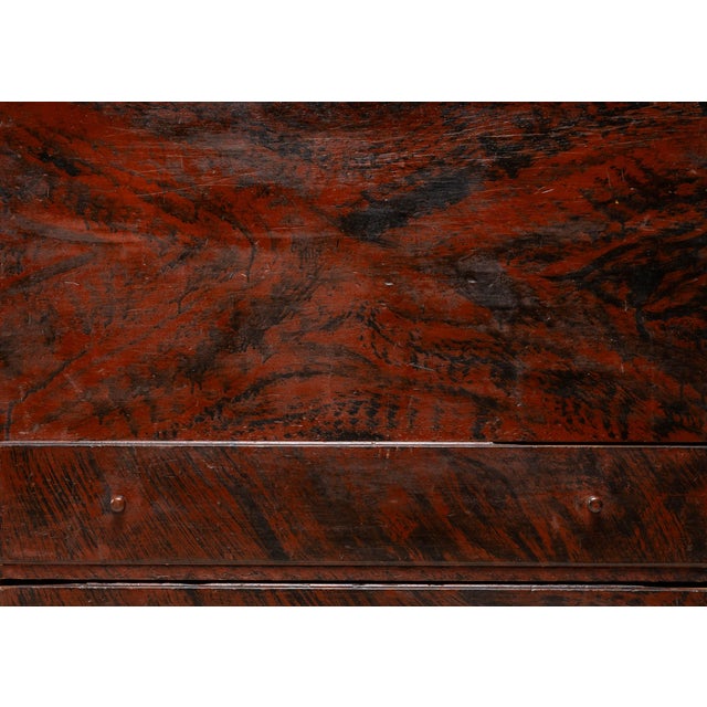 Antique New England Grain Painted Blanket Chest For Sale - Image 4 of 18