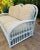 Wood Vintage Rattan Cottage Sofa For Sale - Image 7 of 12