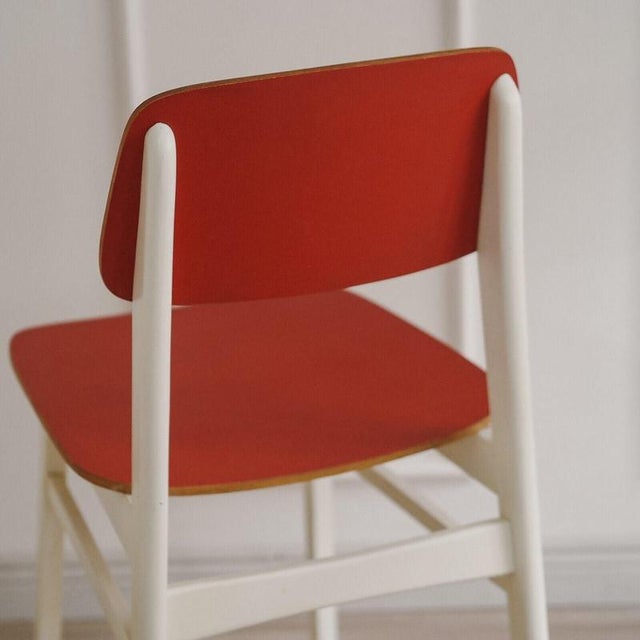 Wood Mid-Century Modern Dining Chairs in Plywood, 1960s, Set of 4 For Sale - Image 7 of 11