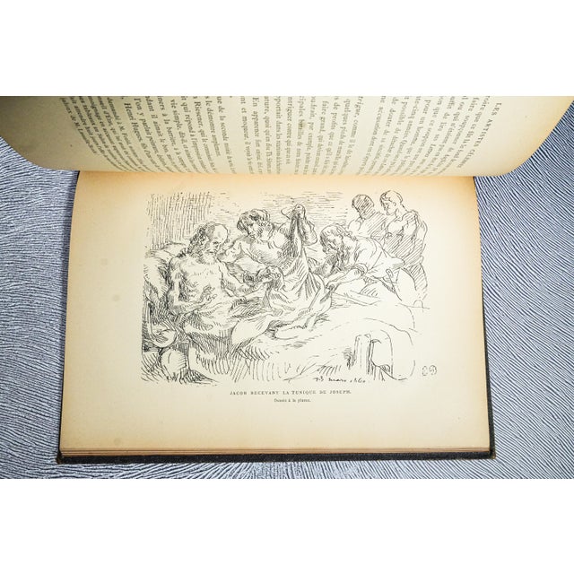Unusual Paris France Presention Antique Leather Art Book Eugène Delacroix French Illustration Engraving For Sale - Image 9 of 13