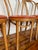 Set of 4 Thonet-Style Bentwood Bistro Chairs With Vinyl Seats For Sale - Image 9 of 11