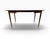 Mid-Century Modern American of Martinsville “Accord” Round Walnut Dining Table For Sale In Philadelphia - Image 6 of 10