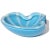 Mid-Century Modern Vintage Barbini Murano Blue White Stripes Gold Flecks Italian Art Glass Mid Century Ashtray Bowl Dish For Sale - Image 3 of 7