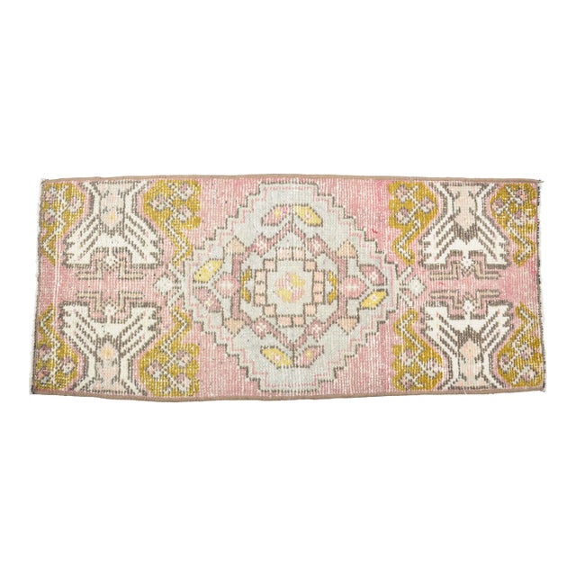 Ethnic Oushak Mid 20th Century Carpet For Sale